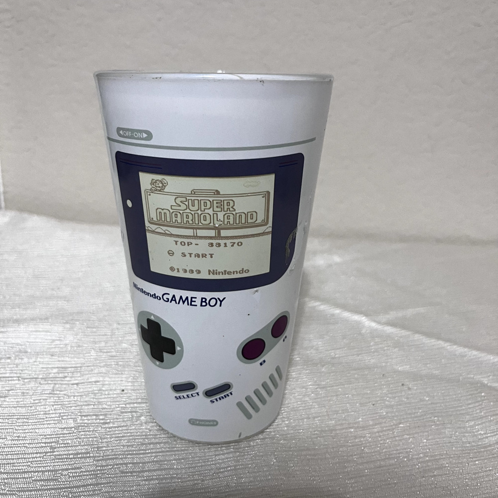 Nintendo Game Boy‎ Paladone Super Mario Drinking Glass pint beer gameboy